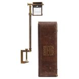 Camera Lucida : brass body, prism and clamp,