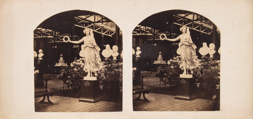 A group of twenty eight stereoscope photographs of Crystal Place at Sydenham:, - Image 5 of 14