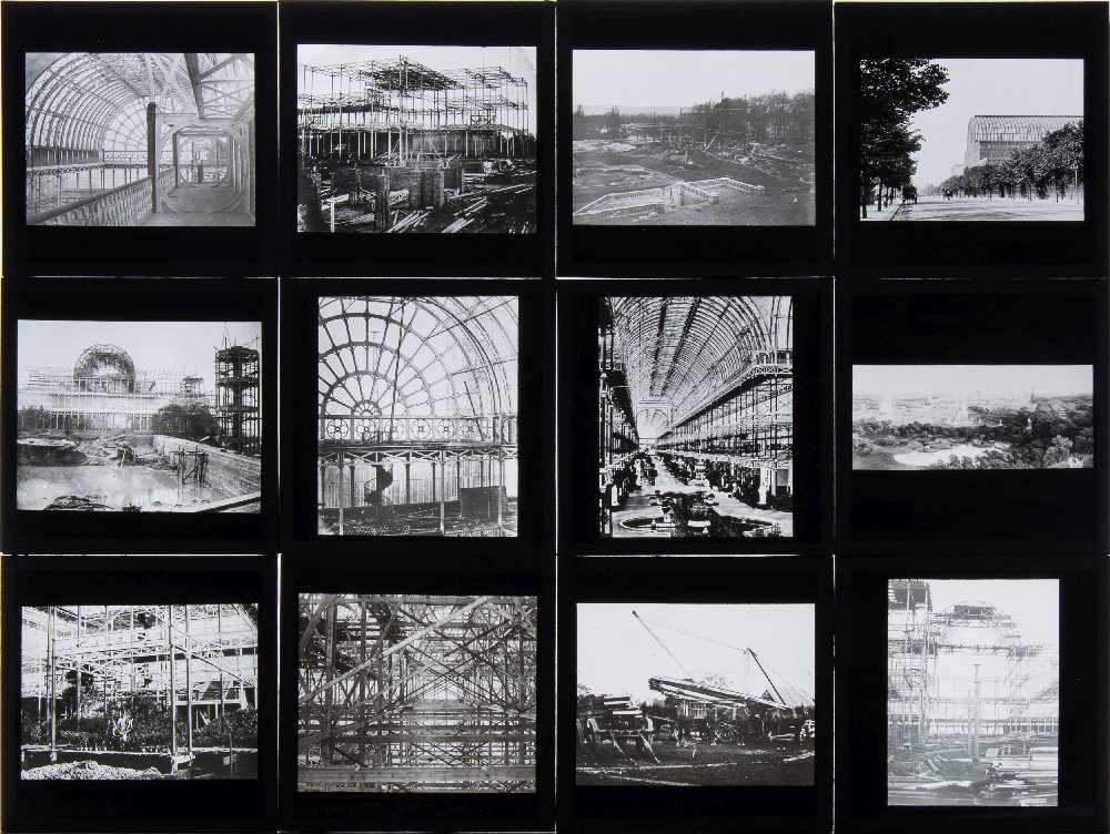 Crystal Palace a set of twenty diapostive lantern slides of the relocation construction of the - Image 3 of 3