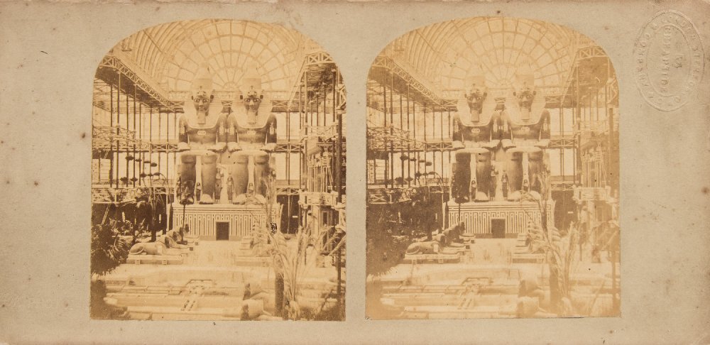 A group of twenty eight stereoscope photographs of Crystal Place at Sydenham:, - Image 7 of 14