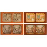 Stereo Cards : 'Le Grand Duchesse de Gerolstein'- 6 tissue stereo cards in original decorative