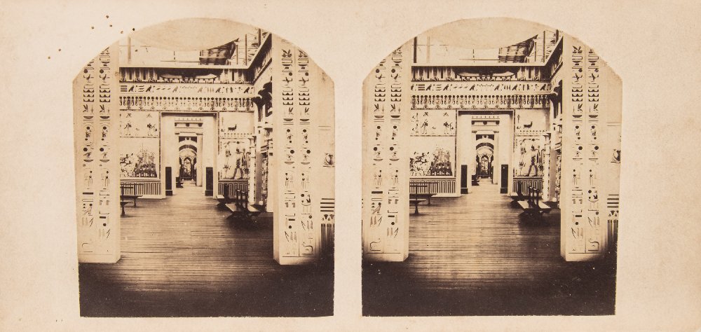 A group of twenty eight stereoscope photographs of Crystal Place at Sydenham:, - Image 3 of 14