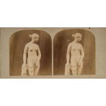 Great Exhibition 1851 a stereoscope photograph of 'The Greek Slave' marble statue by Hiram Powers:,