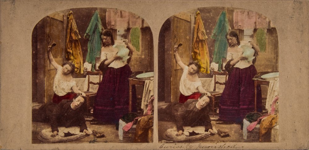 A group of thirty mid 19th century photographic stereoscope cards:, - Image 11 of 11