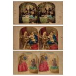 A group of thirty mid 19th century photographic stereoscope cards:,