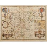 SPEED, John - Merionethshire Described : hand coloured map, 510 x 380 mm, Bassett & Chiswell,