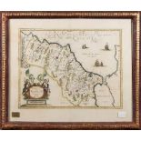 ORTELIUS, Abraham - Fezzae et Marocchi Regna Africae Celeberrima : [ Morocco ], hand coloured map,