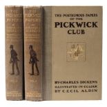 ALDIN, Cecil : (illust) The Posthumous Papers of the Pickwick Club - 2 vols, 24 coloured plates,