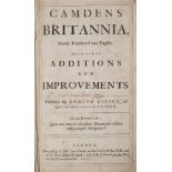 CAMDEN'S Britannia : [Gibson edition], 44 folding county maps, 6 other maps, 9 plates of coins,