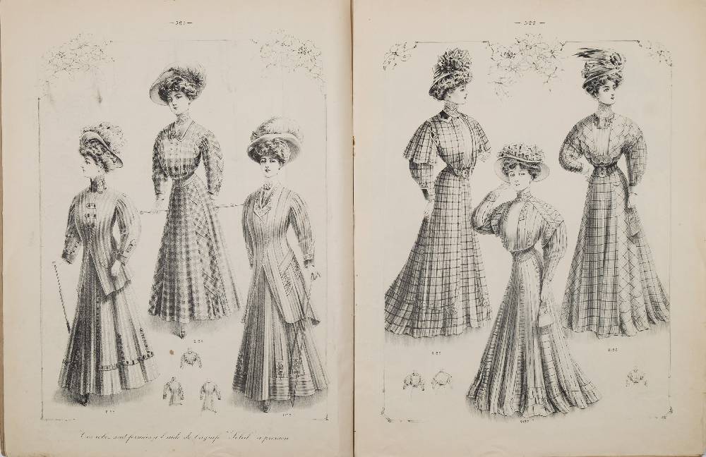 EDWARDIAN FASHIONS : La Haute Mode de Paris - Six Parts, - Image 2 of 10