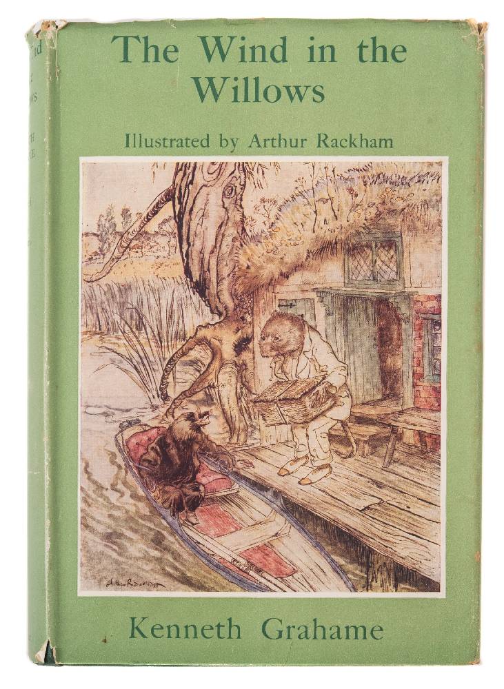 RACKHAM, Arthur ( illustrator ) - The Wind in the Willows : 12 colour plates, org.