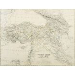 JOHNSTON, Keith - Turkey in Asia Minor : map coloured in outline, 575 x 435 mm, f & g, c1880s.