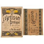 ART NOUVEAU : two trade catalogues - 'Album Illustre de L' Artisan Pratique', org. wrappers, J.