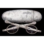 A pair of William IV silver spectacles, maker Thomas Millington, Birmingham,