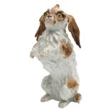 A Meissen porcelain figure of a Bolognese terrier: after the model by J.J.