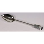 A Victorian silver fiddle pattern serving spoon, maker Charles Boyton, London, 1842: 31cm long,