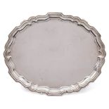 An Elizabeth II silver salver, maker Barker Ellis Silver Co, Birmingham,