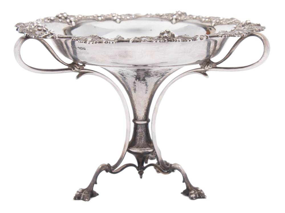 An Edward VII silver comport, maker James Dixon and Sons, Sheffield,