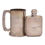 A Victorian provincial silver tankard, maker Josiah Williams & Co.