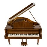 Bluthner, Leipzig - A Boudoir grand piano:, no 121797, contained in a walnut case,