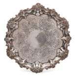 A William IV silver salver, maker Edward, Edward Jnr, John & William Barnard, London,
