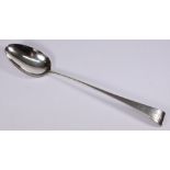 A George III silver Old English pattern serving spoon, maker George Wintle, London,