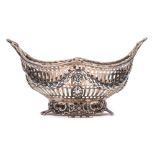 A Victorian silver sweetmeat basket, maker George Nathan and Ridley Hayes, Chester,