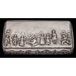 An Edward VII silver box, maker George Nathan & Ridley Hayes, Chester, 1908: of rectangular outline,
