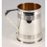 A Victorian silver mug, maker Frederick Bradford Macrea, London,
