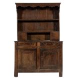 WITHDRAWN FROM SALE An 18th Century oak dresser:, of small size,