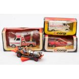 An unboxed Corgi 'Chitty Chitty Bang Bang':, together with a boxed group of three,