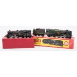 Hornby Dublo OO/HO 2-rail 4-6-2 SR West Country locomotive 'Barnstaple' and tender:, No 2235.