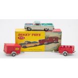 Dinky 446 Chevrolet El Camino Pick Up and Trailers:, two tone turquoise and white,