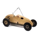 A tethered model racing car circa 1950s:,