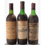 A bottle of Chateau Baret 1976,