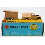 Corgi No 2 Gift Set Land Rover with 'Rice's' Pony Trailer and Pony:,