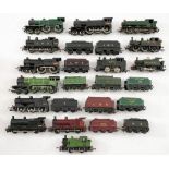 Graham Farrish and other OO/HO gauge, a quantity of steam locomotives and tenders:,