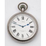 A WWII military open face pocket watch by Golay & Sons Ltd, London:,