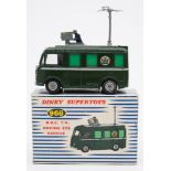 Dinky No 968 'BBC TV' Roving Eye Vehicle:, in green and grey, with plastic aerial,