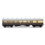 Garden Railway Specialist O gauge GWR cream and brown First/Guard passenger carriage 6763:,