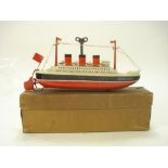 A German tinplate clockwork liner 'Queen Mary':,