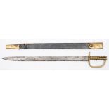 A 19th century pioneer sword bayonet:,