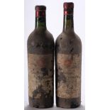Two bottles of Coutelin Merville 1959 Saint Estephe: (2)