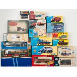 Corgi, Vanguard and others, a boxed group of commercial vehicles:.