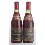 Five bottles Les Armandieres Chavens 1972.