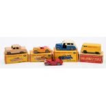 Dublo Dinky boxed group of four:, comprising No 71 Volkswagen Delivery Van with Windows,