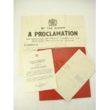 A Royal Proclamation Dissolving the United Kingdom Parliament and Calling Another,