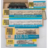 Piko OO/HO gauge, a group of locomotives and rolling stock:,