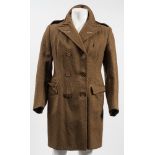 A WWII period Women's Land Army great coat by Stelnberg & Sons Ltd, 1945:,