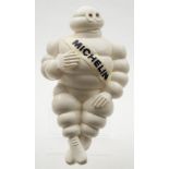A late 20th century Michelin man: white injected moulded form inscribed '1966 Michelin et cie'